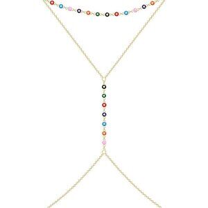 🆕Layered Waist Chain for Women Beaded Body Jewelry Christmas Trendy Gift Idea